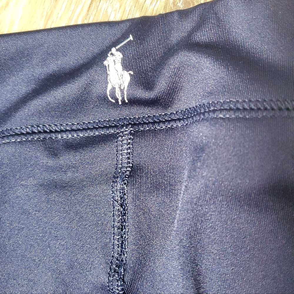 Ralph Lauren girl's navy with red, gold  leggings Sailboat, flag, stars Size 6x - Picture 9 of 9